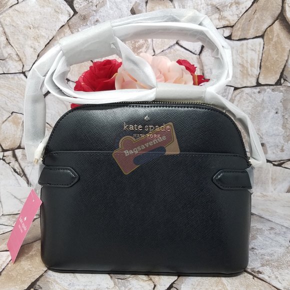 Dome Crossbody Staci Black Zipper Kate Spade - Picture 1 of 13